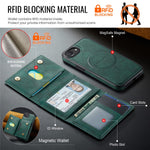 MAGKING K4 Series For iPhone 17th / 16th Case Compatible with MagSafe Detachable Wallet PU TPU PC Phone Cover