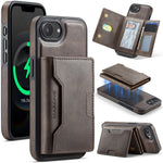 MAGKING K4 Series For iPhone 17th / 16th Case Compatible with MagSafe Detachable Wallet PU TPU PC Phone Cover