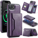 MAGKING K4 Series For iPhone 17th / 16th Case Compatible with MagSafe Detachable Wallet PU TPU PC Phone Cover