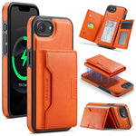 MAGKING K4 Series For iPhone 17th / 16th Case Compatible with MagSafe Detachable Wallet PU TPU PC Phone Cover