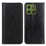 Til Motorola Edge 70 5G Stand Case Splitlæder Litchi Tekstur Pung Telefoncover