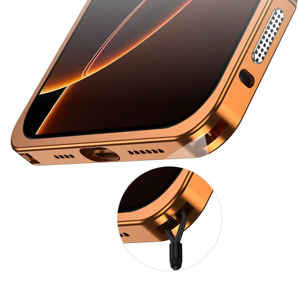 DYONG For iPhone 16 Pro Max Case Kit Transform to 17 Pro Max Metal Frame + Back Panel Locking Buckle Phone Cover