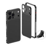 DYONG For iPhone 16 Pro Max Case Kit Transform to 17 Pro Max Metal Frame + Back Panel Locking Buckle Phone Cover