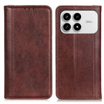 For Xiaomi Redmi K90 5G / Poco F8 Pro 5G Stand Case Split Leather Litchi Texture Wallet Phone Cover