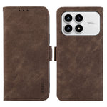 ABEEL For Xiaomi Redmi K90 5G / Poco F8 Pro 5G Case PU Leather Folio Stand View RFID Blocking Phone Cover