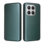 For Xiaomi 17 Case Carbon Fiber Texture Drop-Proof PU Leather Phone Cover