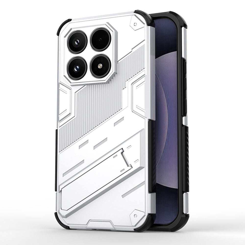 For Xiaomi 17 Case PC + TPU Shockproof Phone Cover with Kickstand