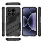 For Xiaomi 17 Case PC + TPU Shockproof Phone Cover with Kickstand