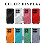 For Xiaomi 17 Case PC + TPU Shockproof Phone Cover with Kickstand
