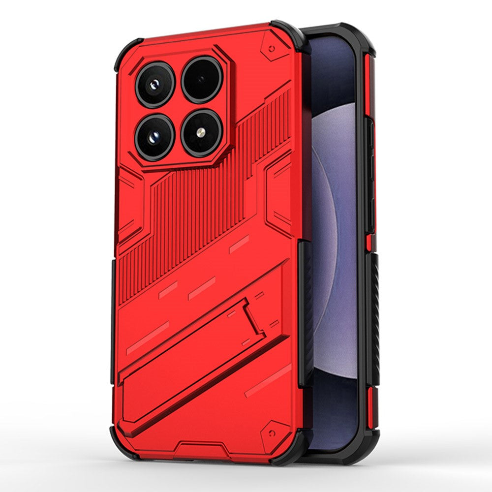 For Xiaomi 17 Case PC + TPU Shockproof Phone Cover with Kickstand