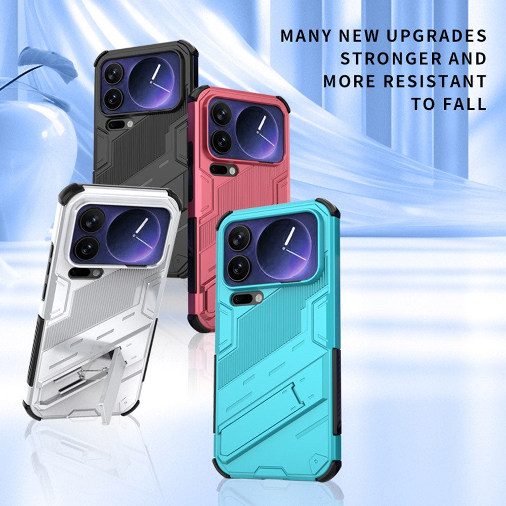 Xiaomi 17 Pro Max-skal PC + TPU stötsäkert mobilskal med stöd
