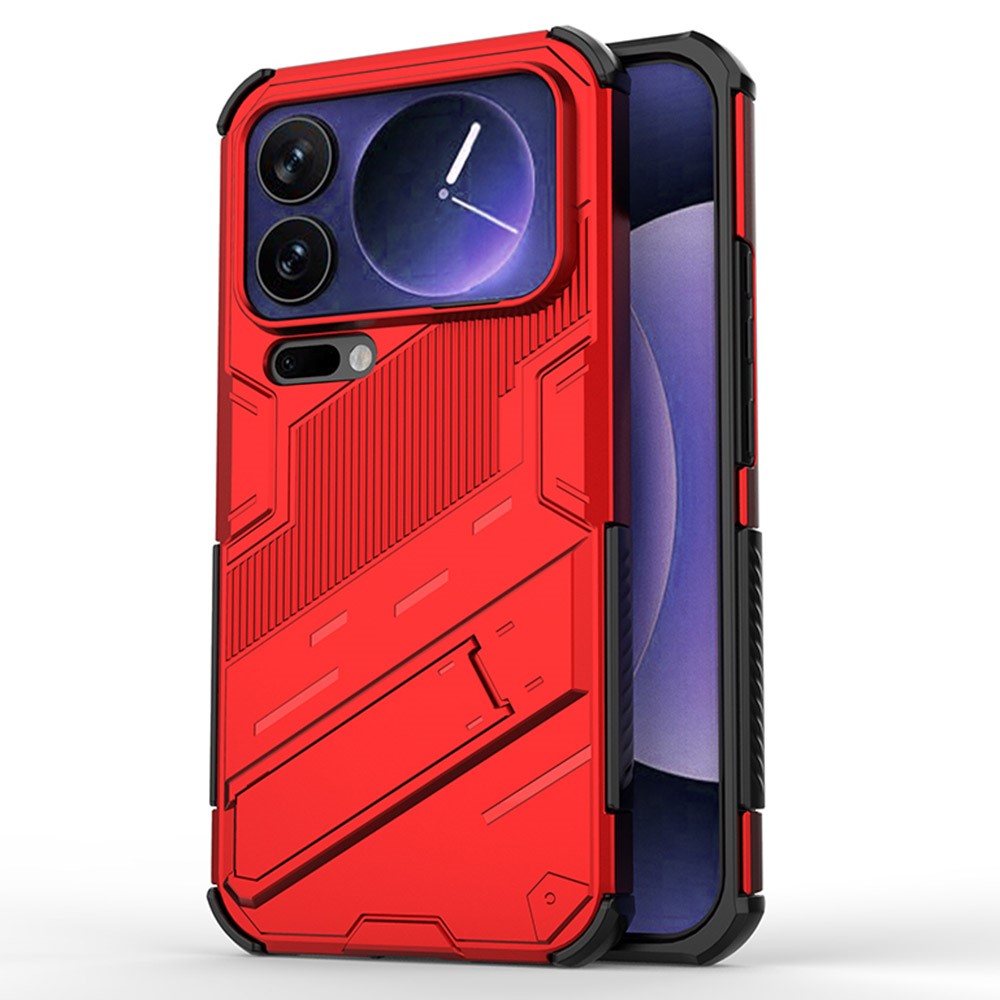 Xiaomi 17 Pro Max-skal PC + TPU stötsäkert mobilskal med stöd