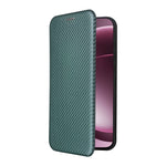 OnePlus 15 5G-skal, kolfiberstruktur, fallsäkert PU-läder, mobilskal