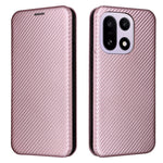 OnePlus 15 5G-skal, kolfiberstruktur, fallsäkert PU-läder, mobilskal