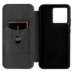 For Motorola Edge 70 5G Case Carbon Fiber Texture Drop-Proof PU Leather Phone Cover