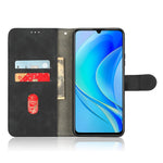 For Huawei nova Y70 4G Skin-touch Feeling Flip Phone Shell Wallet Stand Phone Case Folio PU Leather + TPU Cover