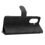 For Huawei nova Y70 4G Skin-touch Feeling Flip Phone Shell Wallet Stand Phone Case Folio PU Leather + TPU Cover