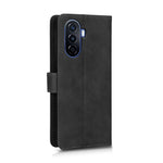 For Huawei nova Y70 4G Skin-touch Feeling Flip Phone Shell Wallet Stand Phone Case Folio PU Leather + TPU Cover