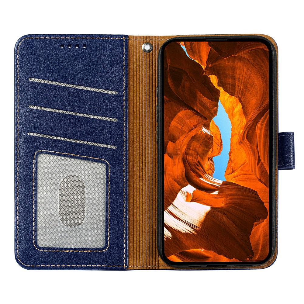 For Oppo Find X9 5G Case RFID Blocking Wallet Litchi Texture Leather Phone Cover Magnetic Clasp