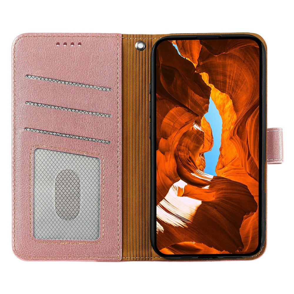For Oppo Find X9 Pro 5G Case RFID Blocking Wallet Litchi Texture Leather Phone Cover Magnetic Clasp