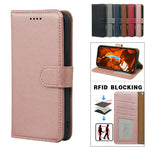 For Oppo Find X9 Pro 5G Case RFID Blocking Wallet Litchi Texture Leather Phone Cover Magnetic Clasp