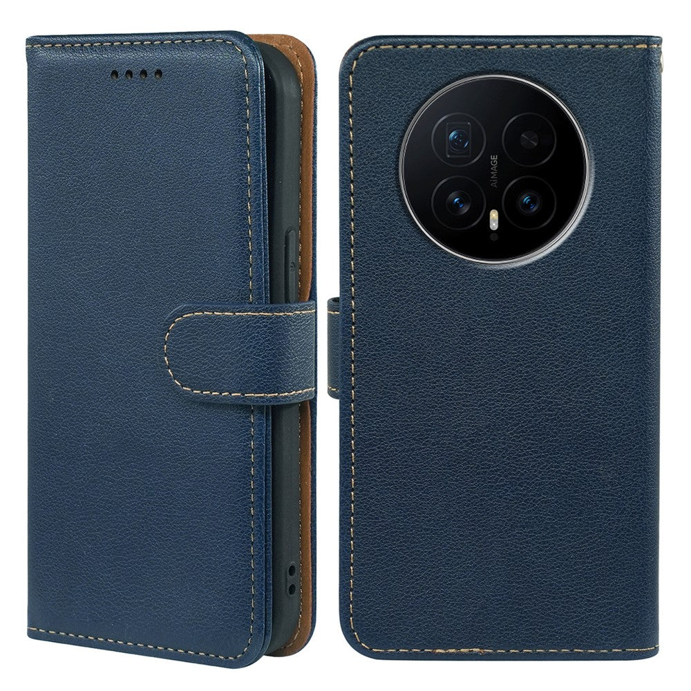 For Honor Magic8 5G Case RFID Blocking Wallet Litchi Texture Leather Phone Cover Magnetic Clasp