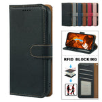 For Honor Magic8 Pro 5G Case RFID Blocking Wallet Litchi Texture Leather Phone Cover Magnetic Clasp