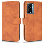 Oppo A57e 4G / A57s 4G / A57 4G / A77 4G / OnePlus Nord N20 SE 4G Skin-touch mobilskal PU-läder Plånboksfodral Stötsäkert Skydd