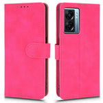 Oppo A57e 4G / A57s 4G / A57 4G / A77 4G / OnePlus Nord N20 SE 4G Skin-touch mobilskal PU-läder Plånboksfodral Stötsäkert Skydd