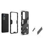 For Xiaomi 12T Pro 5G Anti-drop Hard PC+Soft TPU Case Shockproof Kickstand Cell Phone Cover