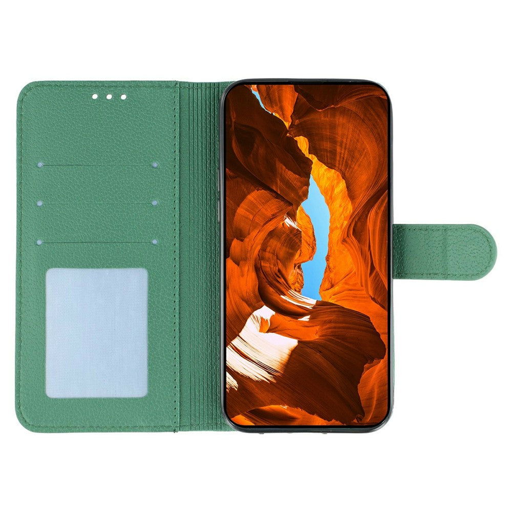Leather Case for Honor 400 Smart 5G  /  400 Smart  /  X7d 4G  /  X7d 5G Feather Imprint PU Wallet Phone Cover