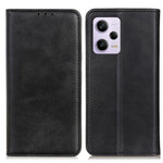 For Xiaomi Redmi Note 12 Pro 5G / Note 12 Pro Speed 5G / Poco X5 Pro 5G Shockproof Split Leather Phone Case Magnetic Auto-absorbed Cowhide Texture Flip Wallet Cover with Stand