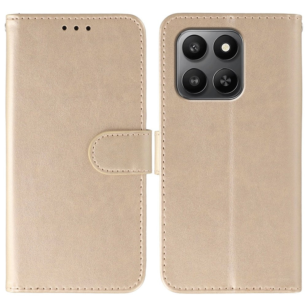 Wallet Case For Honor 400 Smart 5G  /  X7d 4G  /  X7d 5G PU Leather Flip Phone Cover with Strap