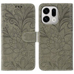 For Oppo Find X9 5G Case Lace Flowers PU Leather Flip Wallet Phone Cover