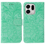 For Oppo Find X9 5G Case Lace Flowers PU Leather Flip Wallet Phone Cover