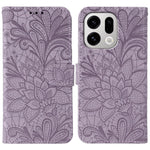 For Oppo Find X9 5G Case Lace Flowers PU Leather Flip Wallet Phone Cover