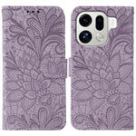 For Oppo Find X9 Pro 5G Case Lace Flowers PU Leather Flip Wallet Phone Cover