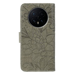 For Honor Magic8 5G Case Lace Flowers PU Leather Flip Wallet Phone Cover