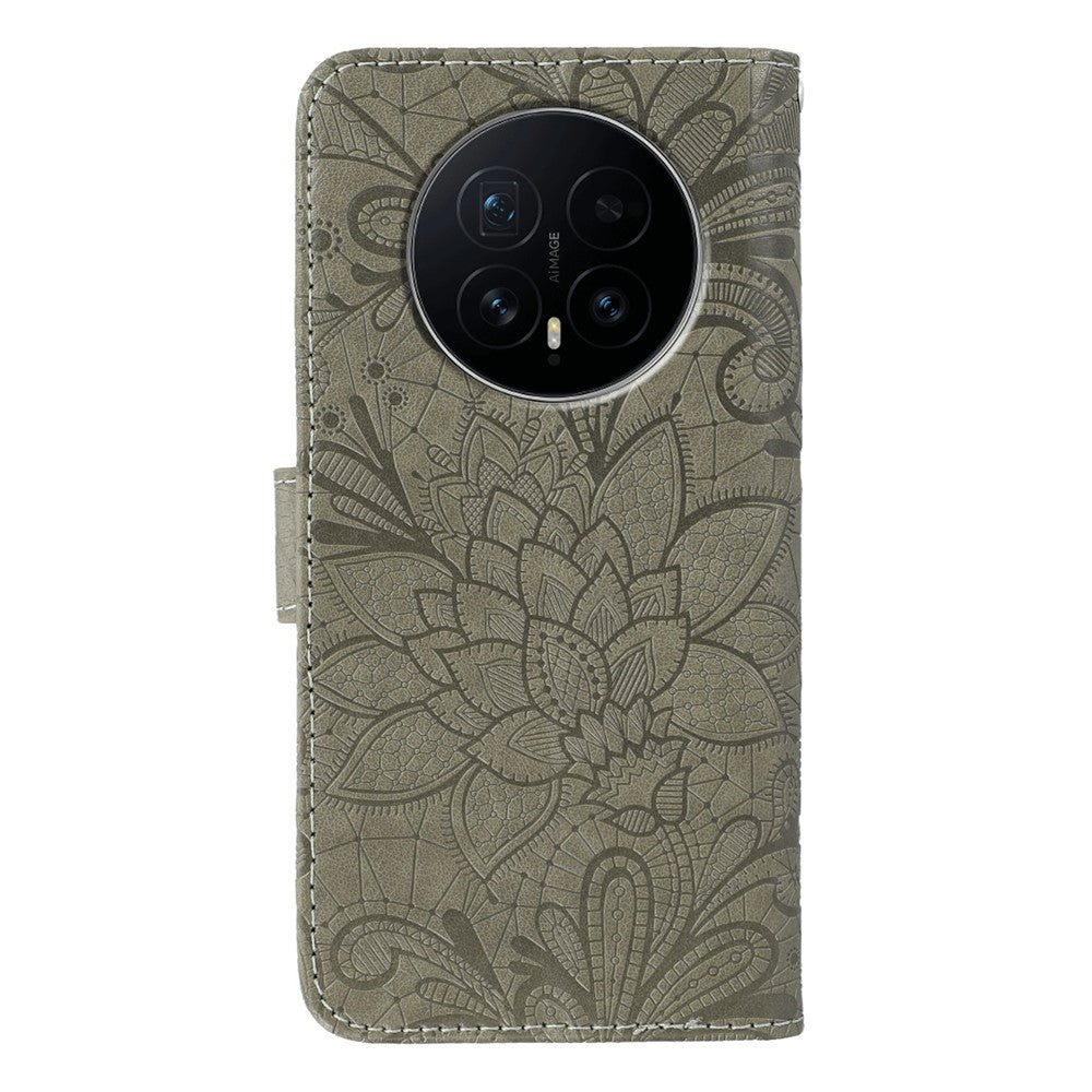 For Honor Magic8 5G Case Lace Flowers PU Leather Flip Wallet Phone Cover
