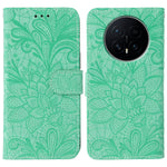 For Honor Magic8 5G Case Lace Flowers PU Leather Flip Wallet Phone Cover