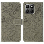 For Honor 400 Smart 5G / X7d 4G / 5G Case Lace Flowers PU Leather Flip Wallet Phone Cover