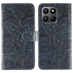 For Honor 400 Smart 5G / X7d 4G / 5G Case Lace Flowers PU Leather Flip Wallet Phone Cover