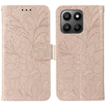 For Honor 400 Smart 5G / X7d 4G / 5G Case Lace Flowers PU Leather Flip Wallet Phone Cover