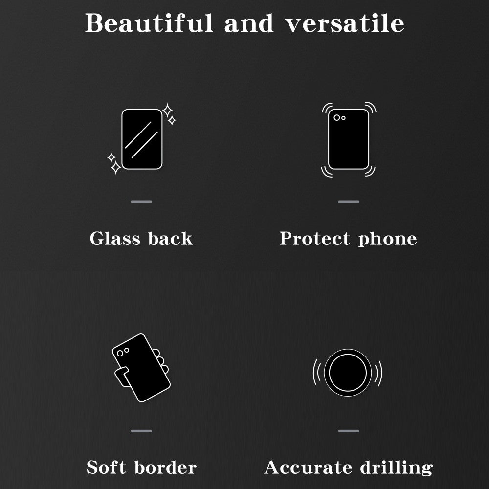 OnePlus Nord 5 5G / Ace 5 Ultra 5G-skal Marmormönster Härdat Glas + PC + TPU Skyddande mobilskal