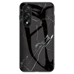 OnePlus Nord 5 5G / Ace 5 Ultra 5G-skal Marmormönster Härdat Glas + PC + TPU Skyddande mobilskal