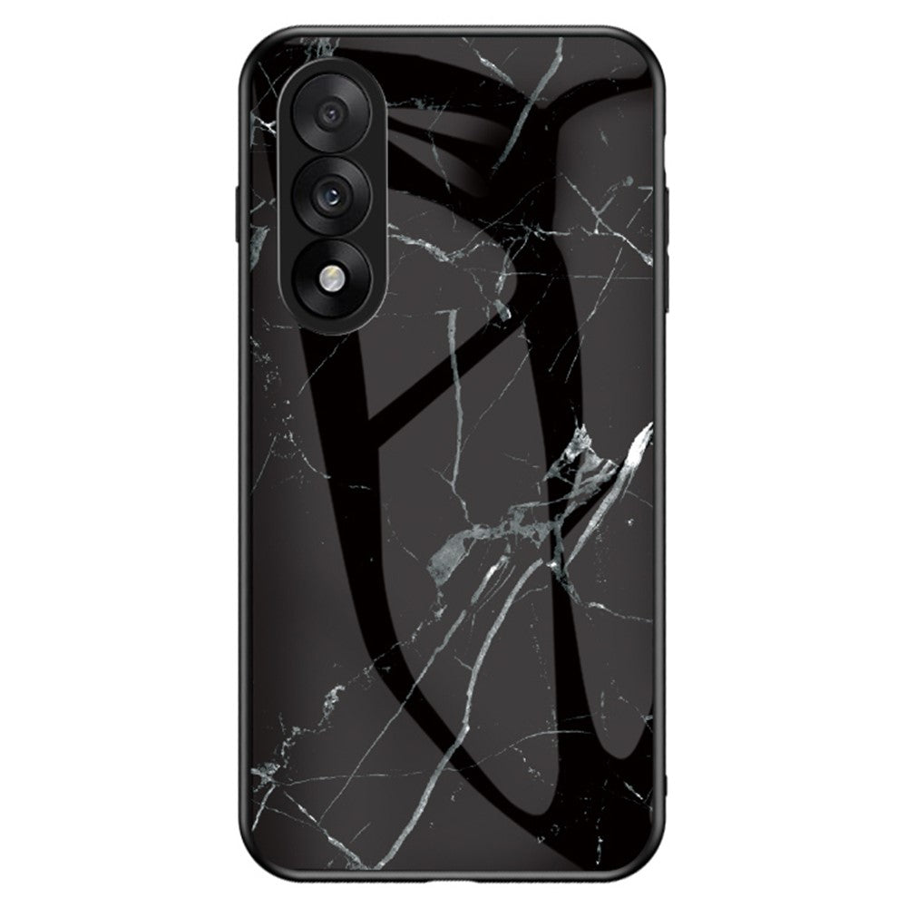OnePlus Nord 5 5G / Ace 5 Ultra 5G-skal Marmormönster Härdat Glas + PC + TPU Skyddande mobilskal