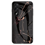 OnePlus Nord 5 5G / Ace 5 Ultra 5G-skal Marmormönster Härdat Glas + PC + TPU Skyddande mobilskal