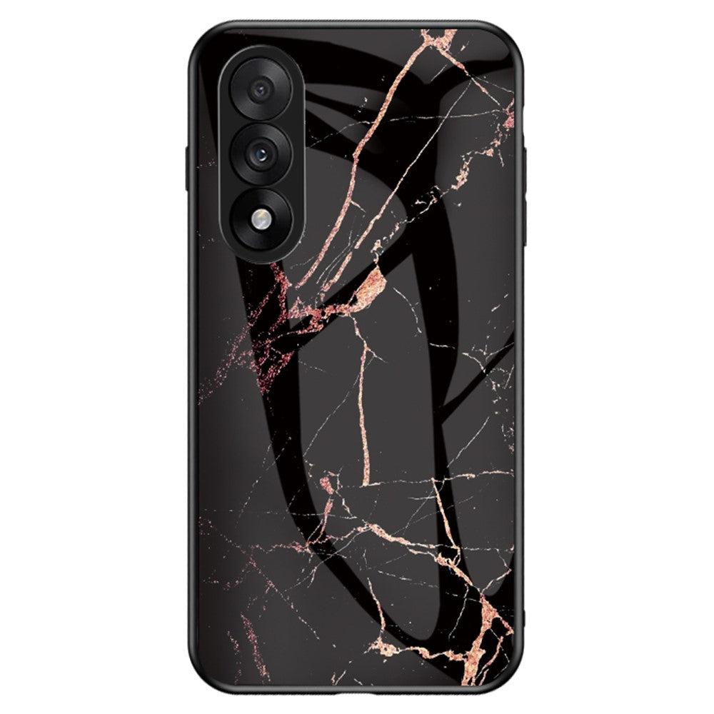 OnePlus Nord 5 5G / Ace 5 Ultra 5G-skal Marmormönster Härdat Glas + PC + TPU Skyddande mobilskal