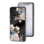 Mobilcover til OnePlus Nord 5 5G / Ace 5 Ultra 5G med blomstermønster i TPU + beskyttende cover i hærdet glas