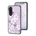 Mobilcover til OnePlus Nord 5 5G / Ace 5 Ultra 5G med blomstermønster i TPU + beskyttende cover i hærdet glas